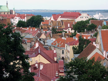 Aerial view of Old Town