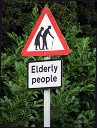 Elderly crossing