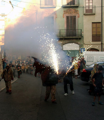 Dragon leading the parade